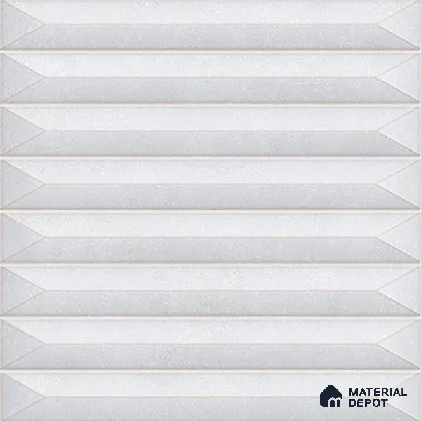 Faux Subway  Tile TL 07241 D Crayon 1012 1 ft x 1 ft Ceramic Glossy Finish - 9 mm  | 2 mm Spacer is Mandatory | Please Expect a Slight Variation of Pattern (Sample)